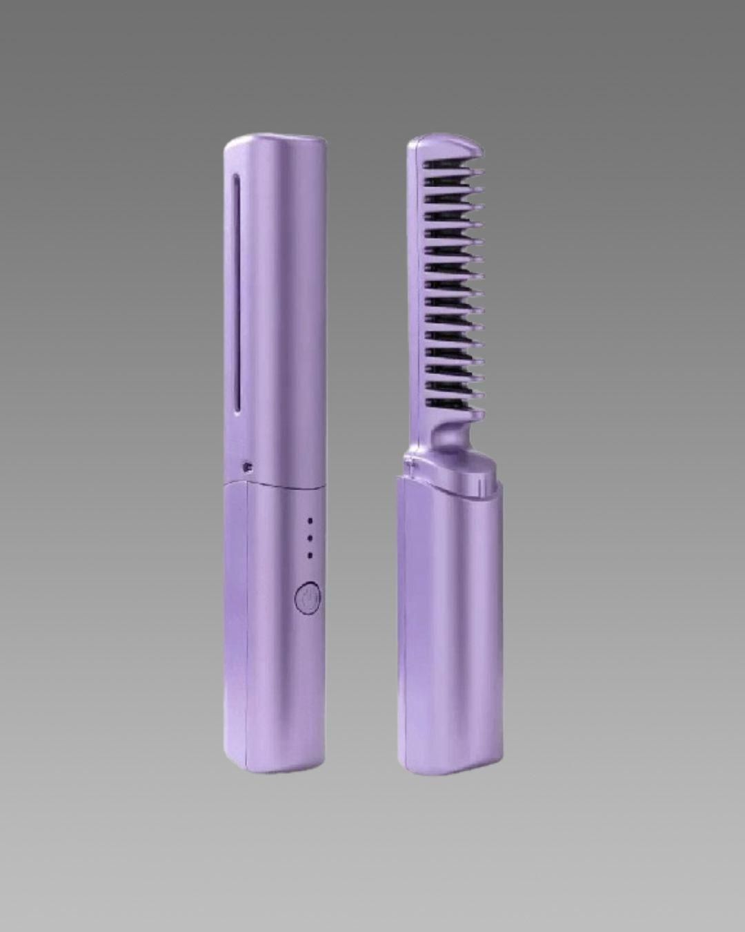 Mini Wireless Hair Straightener – Portable Hot Comb